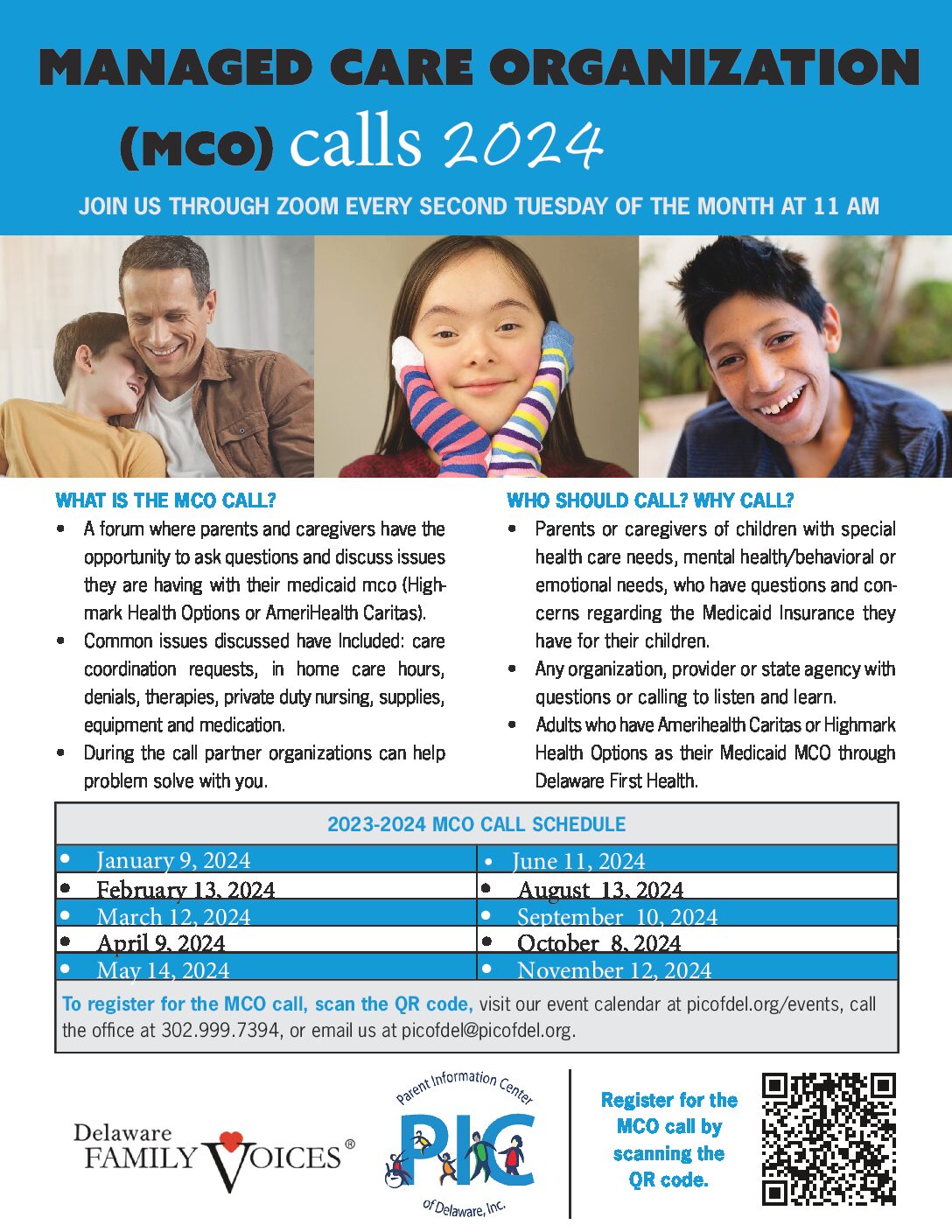 Managed Care Organization (MCO) Calls 2024