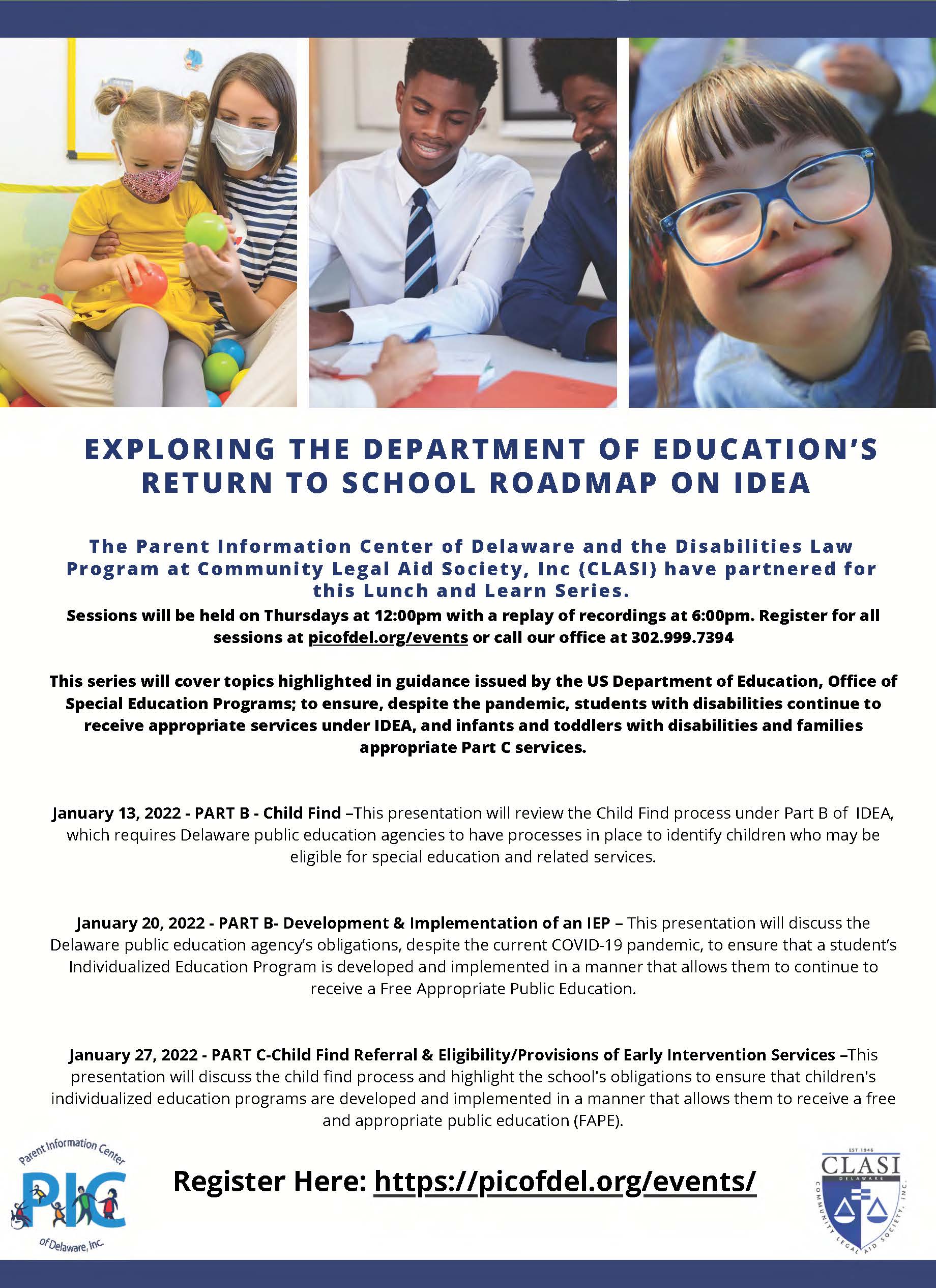 EXPLORING THE DEPARTMENT OF EDUCATION’S RETURN TO SCHOOL ROADMAP ON IDEA