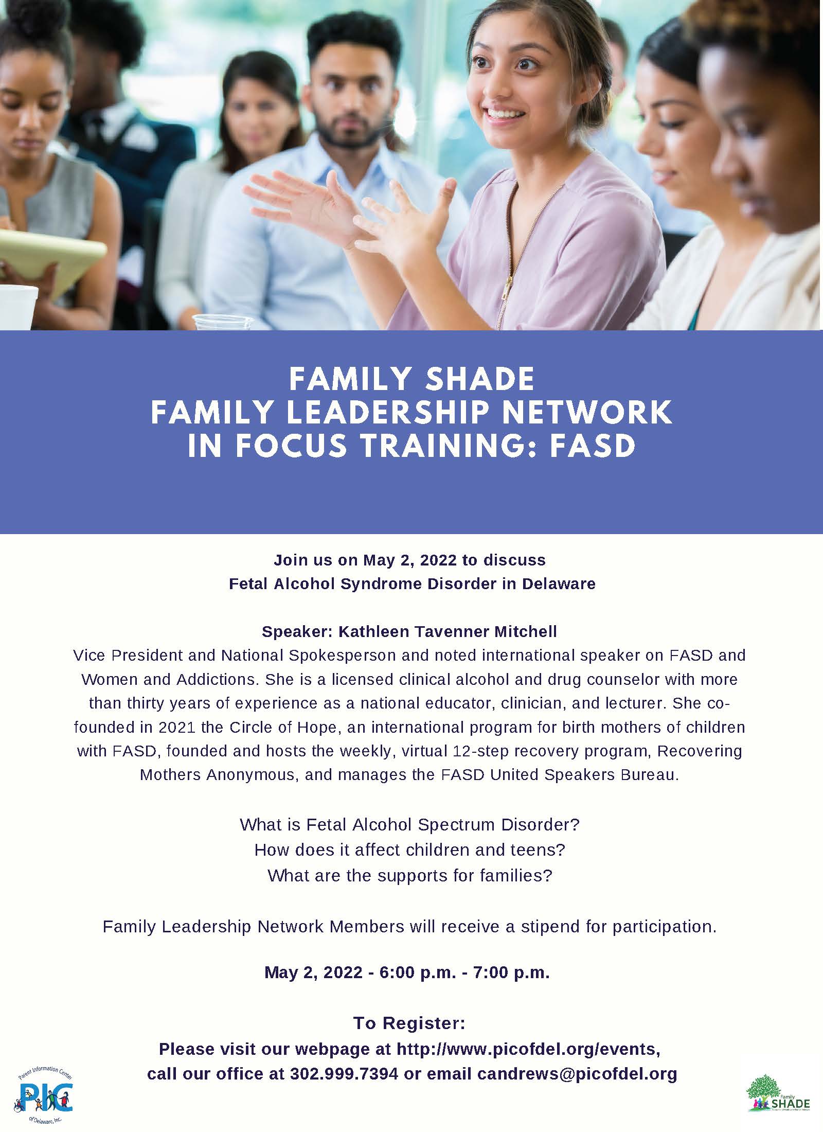 FAMILY SHADE FAMILY LEADERSHIP NETWORK IN FOCUS TRAINING