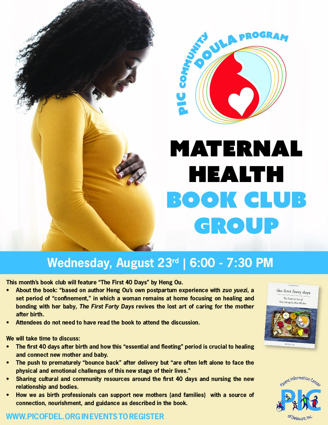 Maternal Health book Group – The First 40 Days