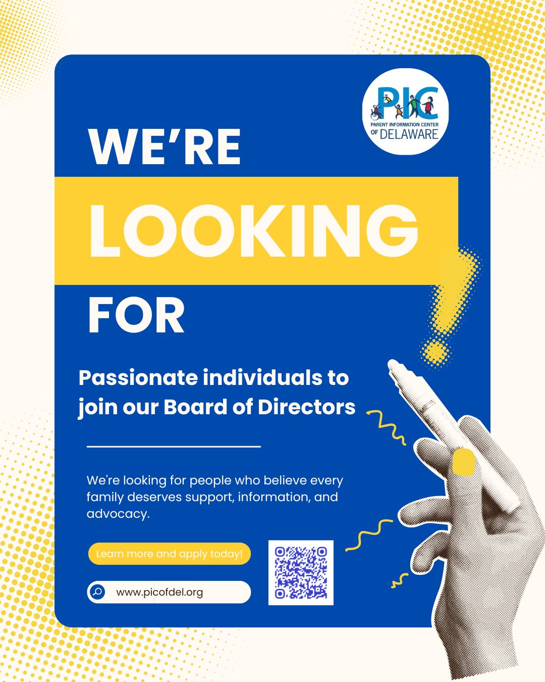 Make a Difference – Join PIC’s Board of Directors!