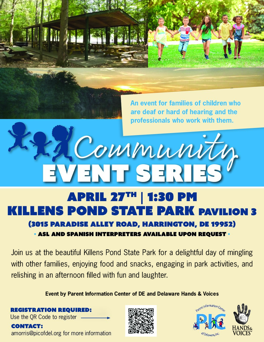 Community Event Series – Killens Pond Park
