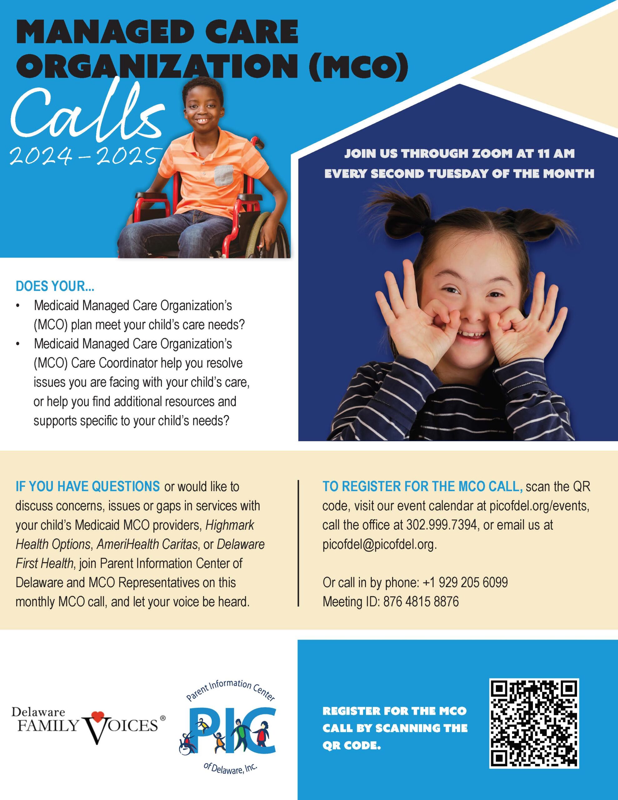 Managed Care Organization (MCO) Monthly Call