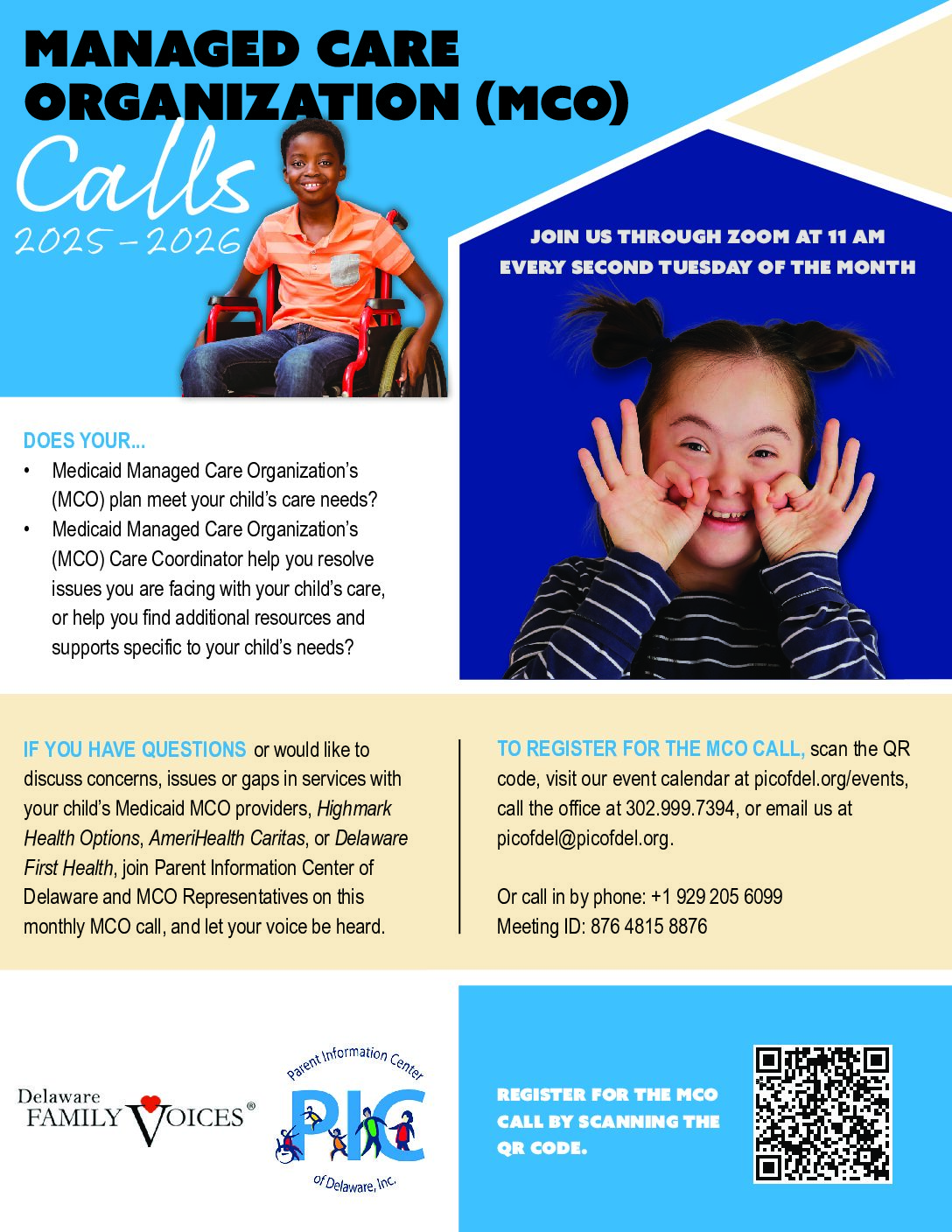 Managed Care Organization (MCO) Call