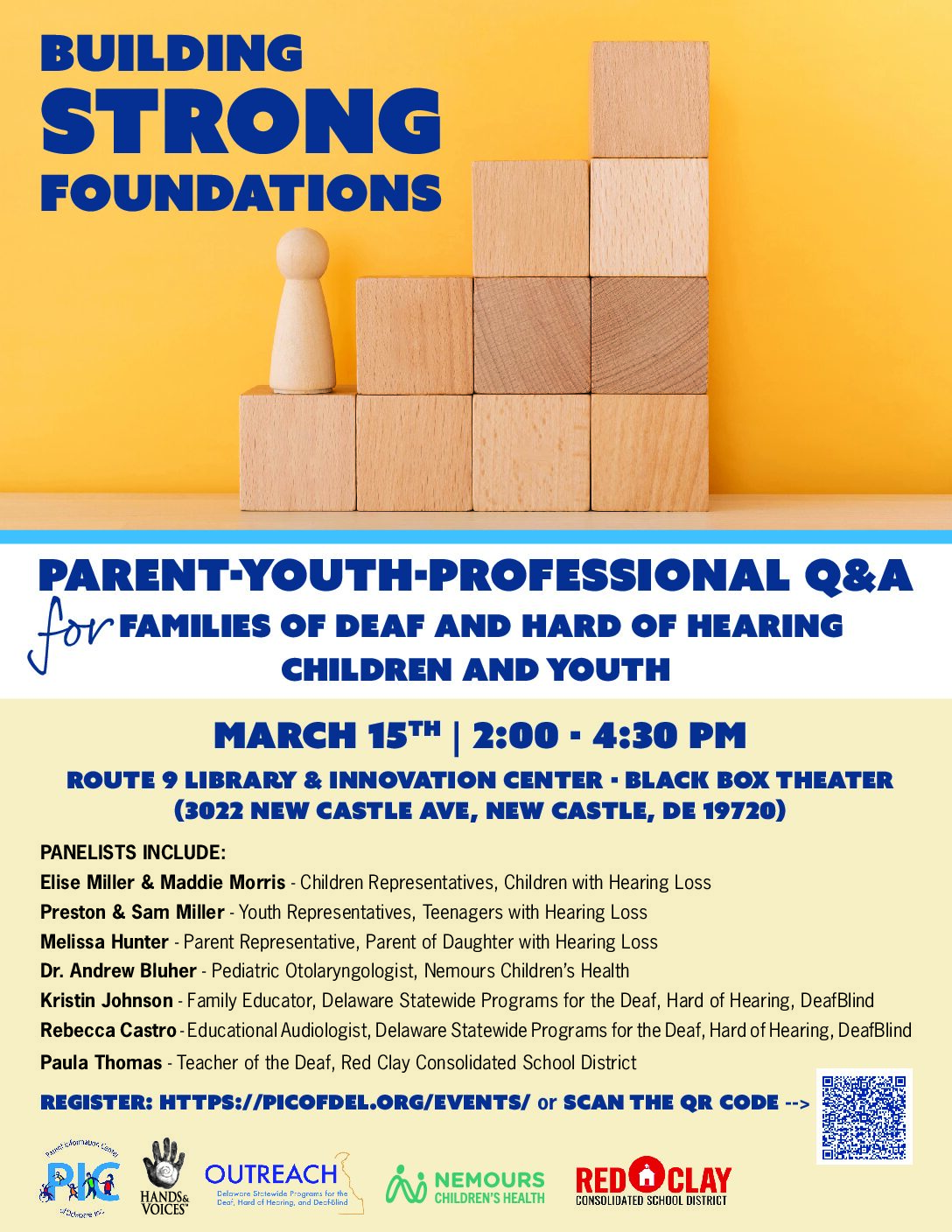 Building Strong Foundations: A Parent-Youth-Professional Q&A for Families of Deaf and Hard of Hearing Children and Youth