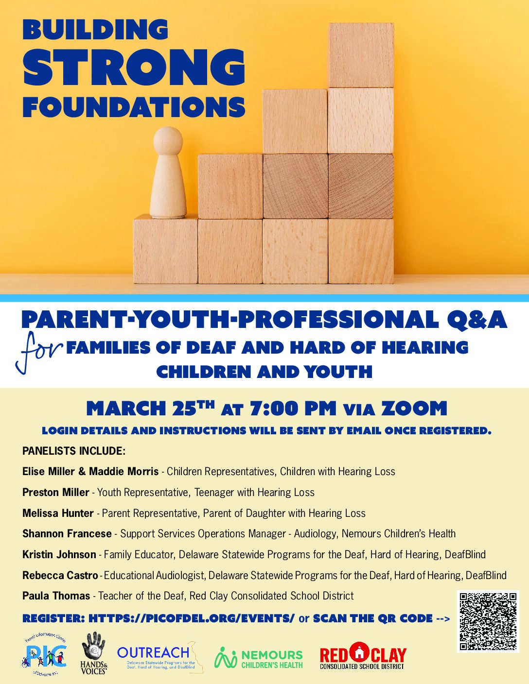 Building Strong Foundations: A Parent-Youth-Professional Q&A for Families of Deaf and Hard of Hearing Children and Youth
