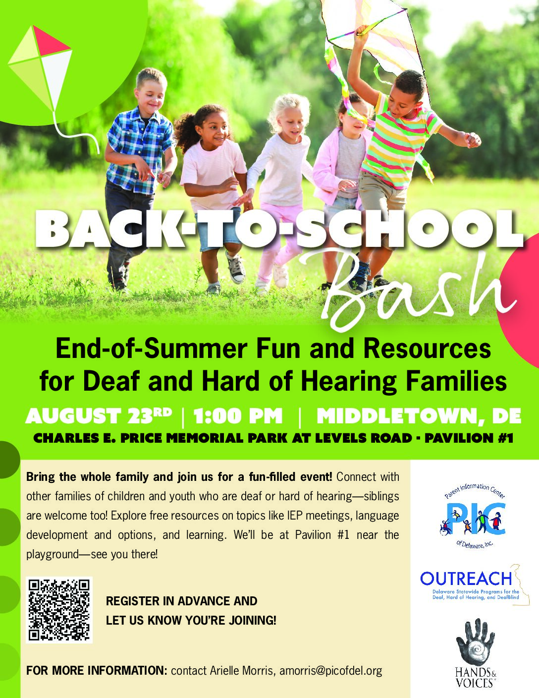 Back-to-School Bash: End-of-Summer Fun and Resources for Deaf and Hard of Hearing Families