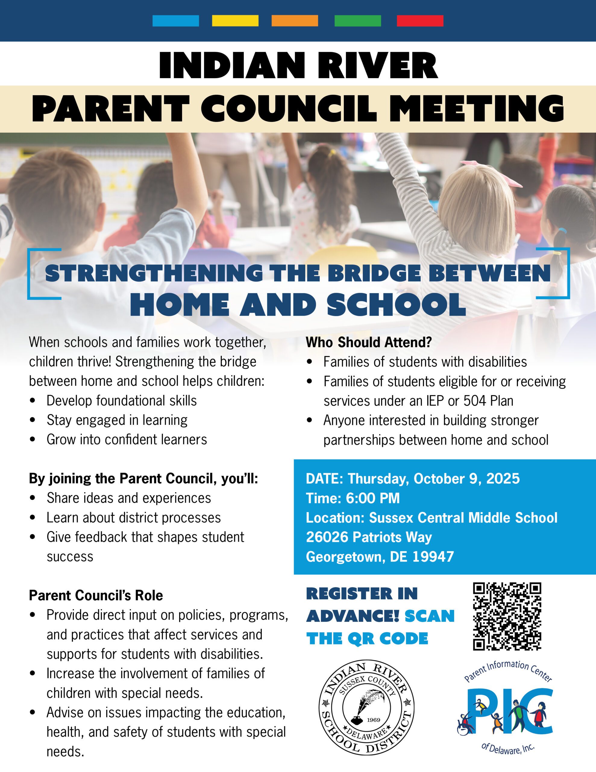 Indian River Parent Council Meeting