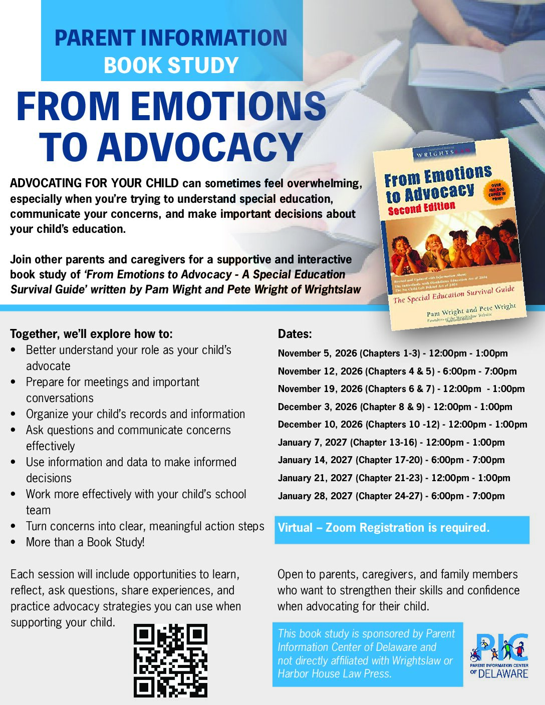 ‘From Emotions to Advocacy’ – Book Study Group